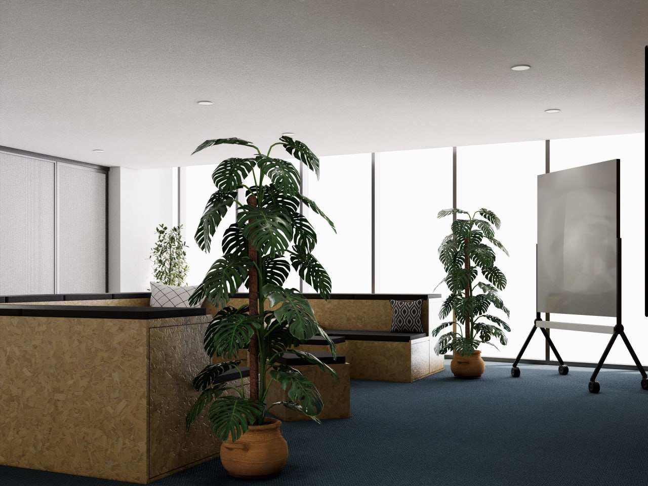 Espacio Diseño office interior break area